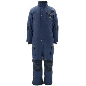 -50F Refrgiwear Ultra Warm Work Coveralls 54 GOLD Collection 7554 Navy  LARGE